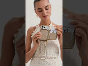 Bloom Pal- Wallet Phone Case with Raised Floral Wristlet