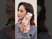 Vertical Wallet- iPhone Wallet Case with Webbing Strap