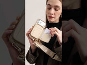 オリジナルデザインセット - マグネット式ウォレット＆ウェビングストラップ付きiPhoneケース