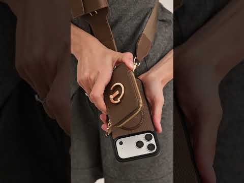 ユーティリティシリーズ - クロスボディスマホケース｜ジップウォレット＆メガネポーチ付き