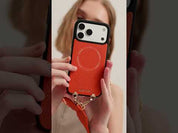 洗練されたデザインキット - ウェビングクロスボディマグネット式スマホケース