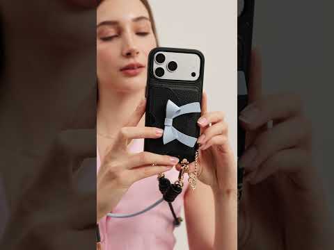 Rope Arc- Magnetic Wallet Phone Case with Adjustable Crossbody Strap