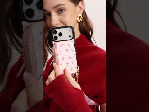 クリスマス限定キット - クリスマステーマ ホリデー用ウォレット付きスマホケース