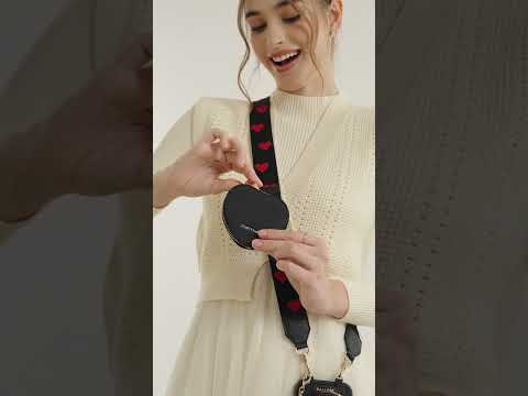 Heart Airpod Kit- iPhone Crossbody Case with Magnet & Airpods Pouch