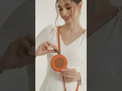 Original Design Set- Detachable Wireless Charging Crossbody Wallet Phone Case Round Pouch Set