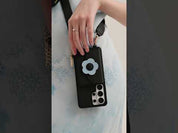 Bloom Pal- Samsung Galaxy Magnetic Wallet Case with Strap & Pouch