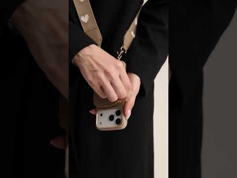 モランディ グレース キット - ウェビングストラップ付き iPhone ウォレットケース