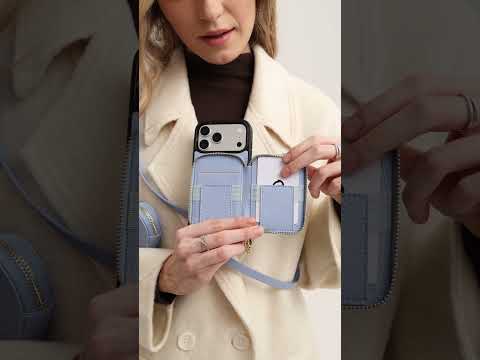 Heart Airpod Kit- Magnet Wallet Crossbody Phone Case with Airpod Pouch