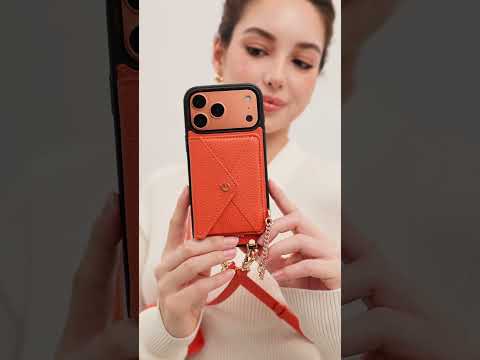 Envelope Design- Wallet Phone Case with Strap & AirPods Pouch