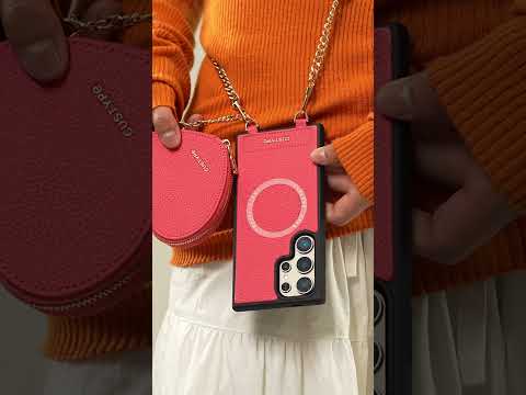 ハートメイトキット - Samsung Galaxy用マグネット式ウォレットケース（ボディストラップ付き）