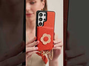 Bloom Pal- Samsung Galaxy Magnetic Wallet Case with Strap & Pouch