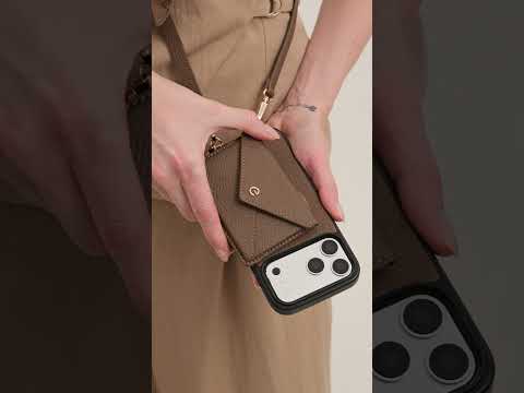 Envelope Design- Wallet Phone Case with Strap & AirPods Pouch