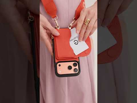 ブルームパル - スリムウォレットスマホケース（ストラップ＆フラワーチャーム付き）