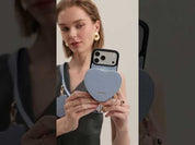 Roam Kit- iPhone Case with Magnetic Heart Pouch & Wide Strap