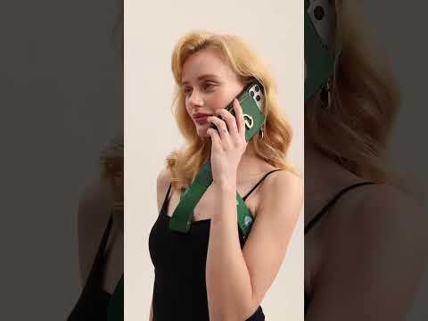 Original Design Set- Webbing Crossbody Wallet iPhone Case with Stand