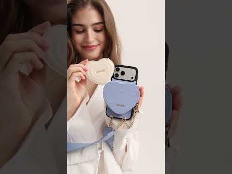 Morandi Grace Kit- Magnetic Phone Crossbody Case with Airpods Pouch - iPhone 17 Pro Max