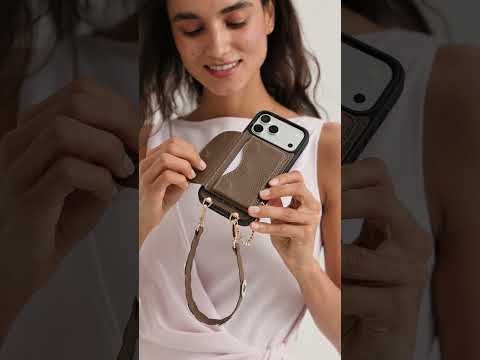 ブルームパル - 立体フラワーストラップ付きリストレットスマホケース｜スリムウォレット付き