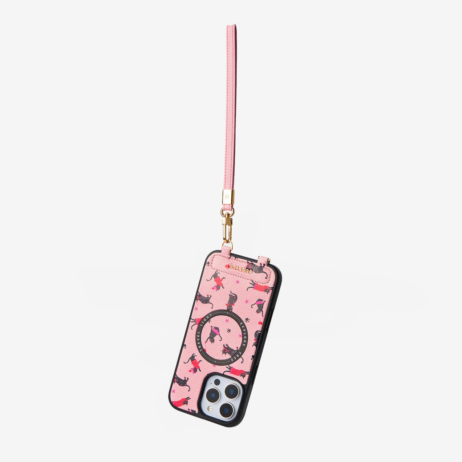 phone case with wristlet
