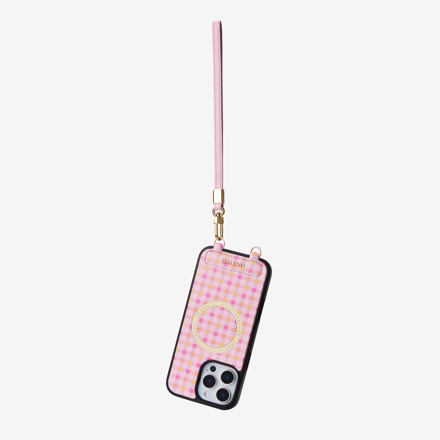 phone case with wristlet