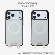 Original Design Set- Detachable Wireless Charging Crossbody Wallet Phone Case Round Pouch Set-Custype