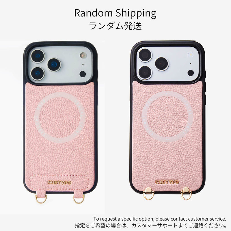 Original Design Set- Detachable Wireless Charging Crossbody Wallet Phone Case Round Pouch Set-Custype