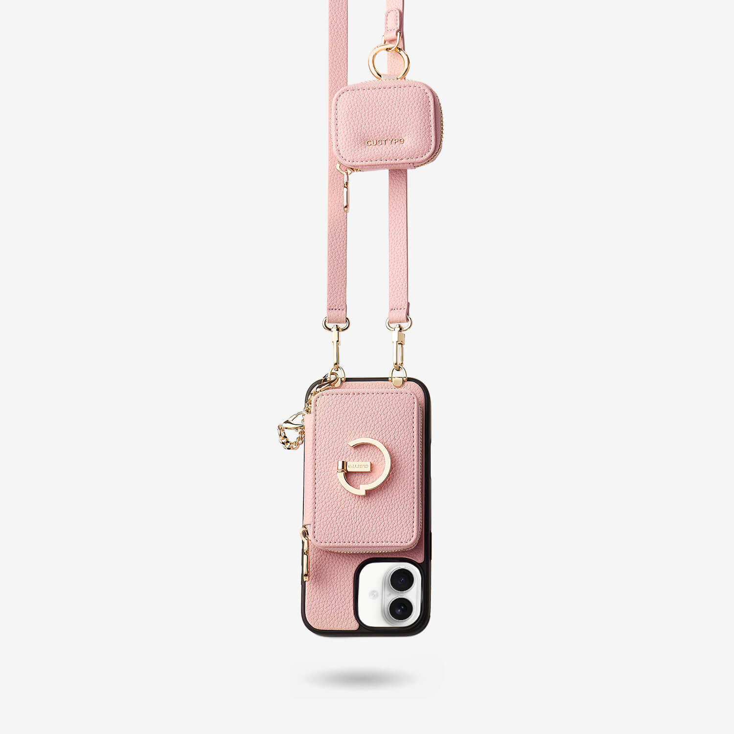 Original Design Set- Removable Wireless Charging Phone Case AirPods Pouch Set-Mobile Phone Cases-Custype