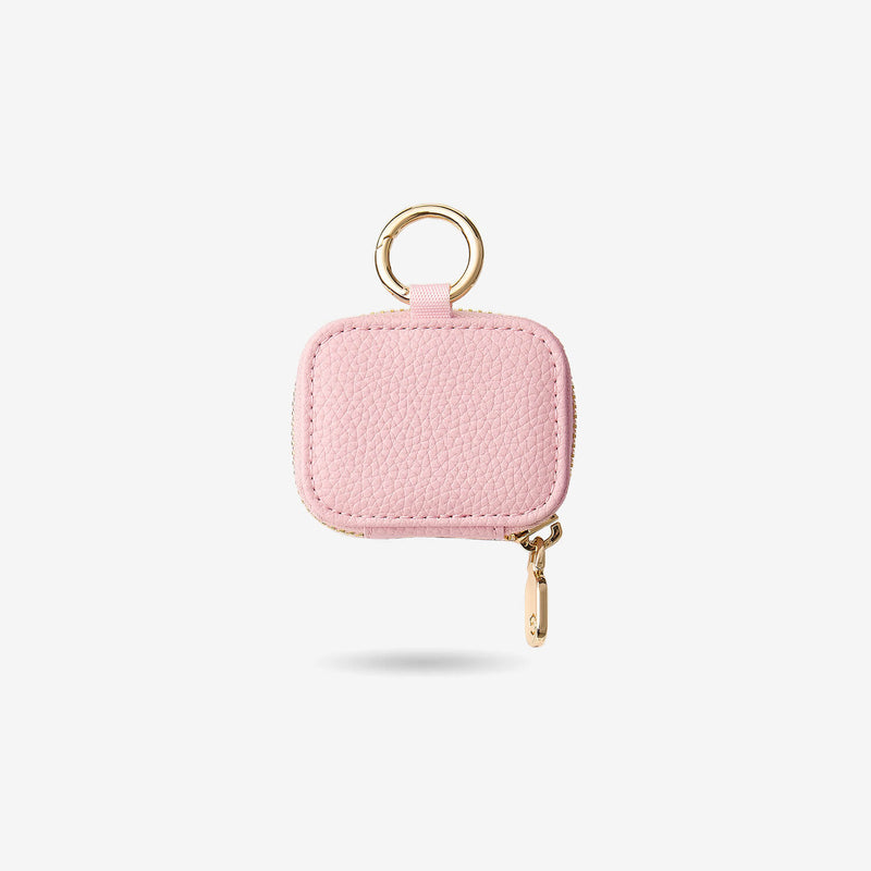 AirPods Pouch- Lychee Leather Mini Zip Pouch for Air Pods-AirPods case-Custype