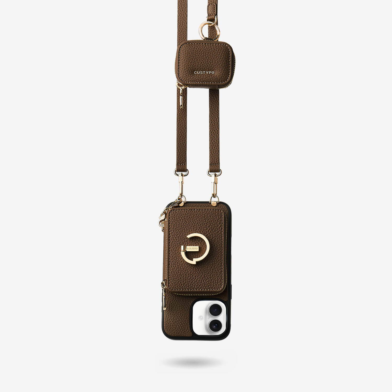 Original Design Set- Removable Wireless Charging Phone Case AirPods Pouch Set-Mobile Phone Cases-Custype