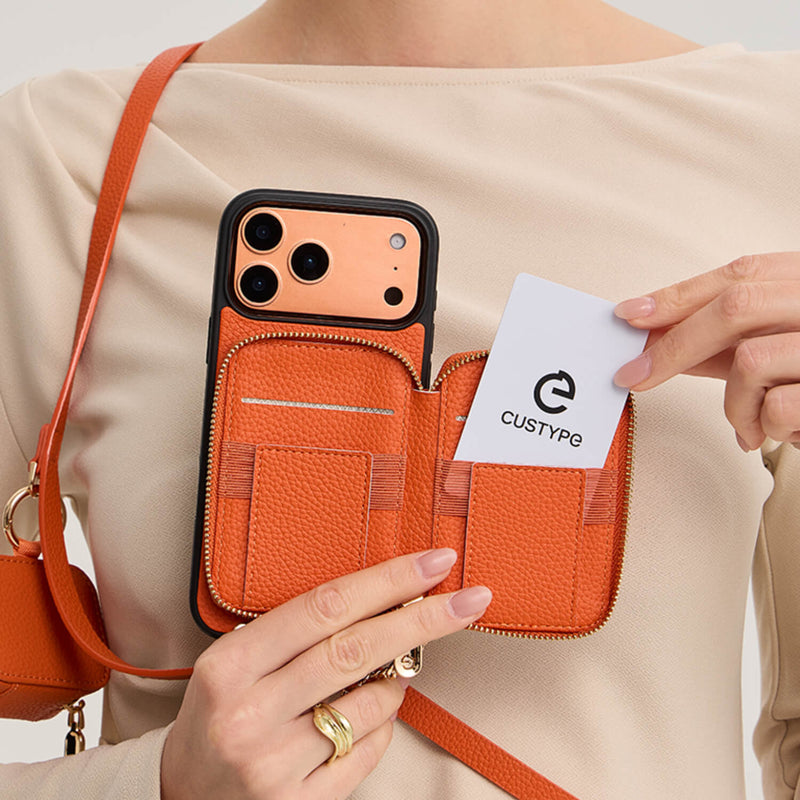 Original Design Set- Removable Wireless Charging Phone Case AirPods Pouch Set-Custype