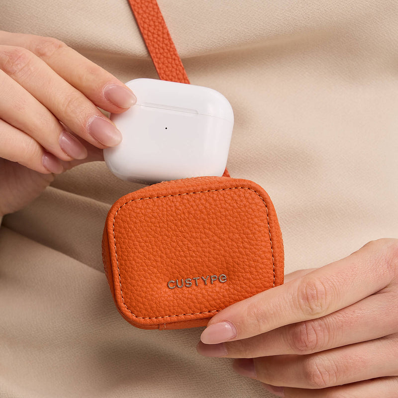 Original Design Set- Removable Wireless Charging Phone Case AirPods Pouch Set-Custype