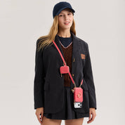 オリジナルデザインセット - 取り外し可能なワイヤレス充電電話ケース AirPods ポーチセット