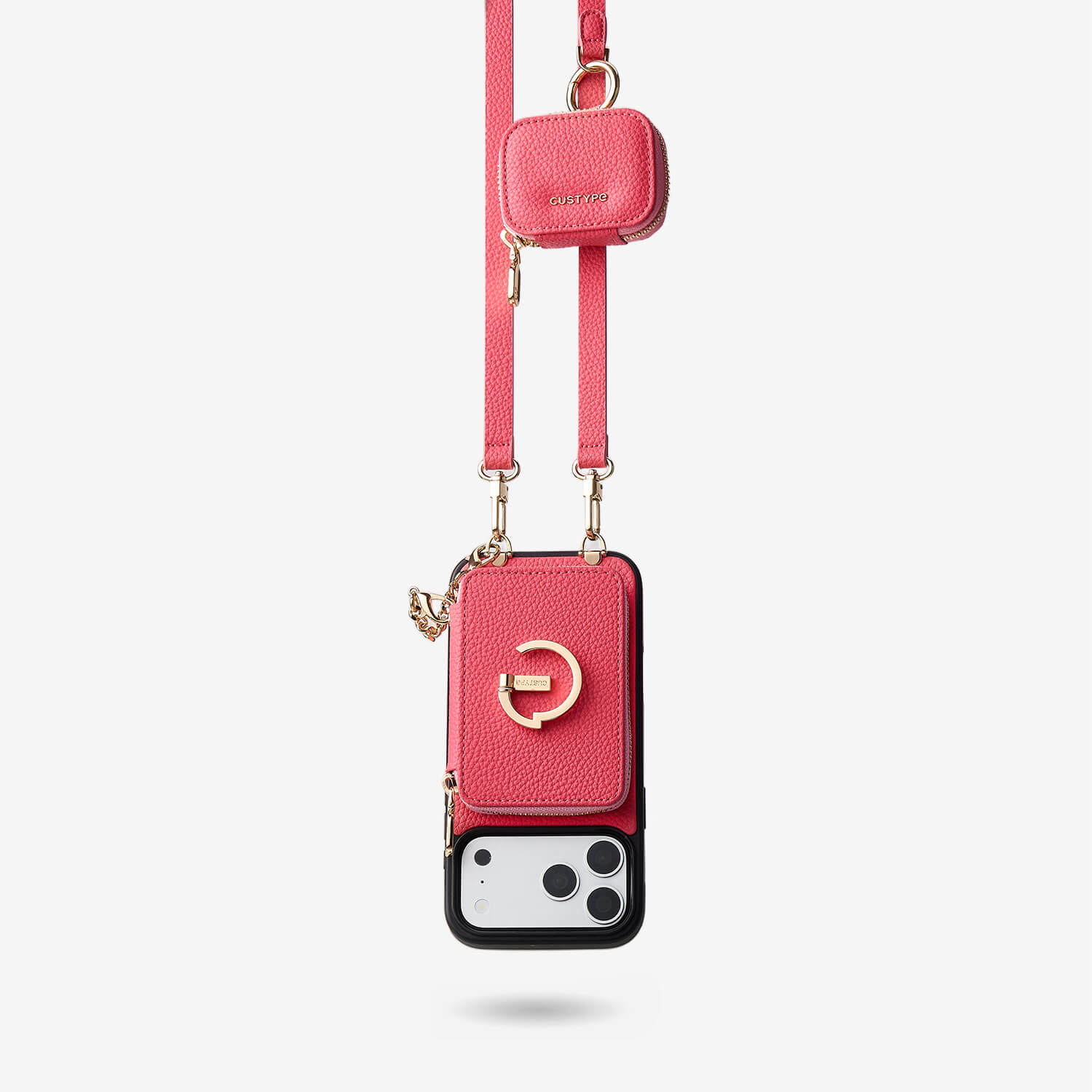Phone Case with Stand, Phone Case with Kickstand & Card Holder-Custype Phone Case with Stand, Phone Case with Kickstand & Card Holder-Custype