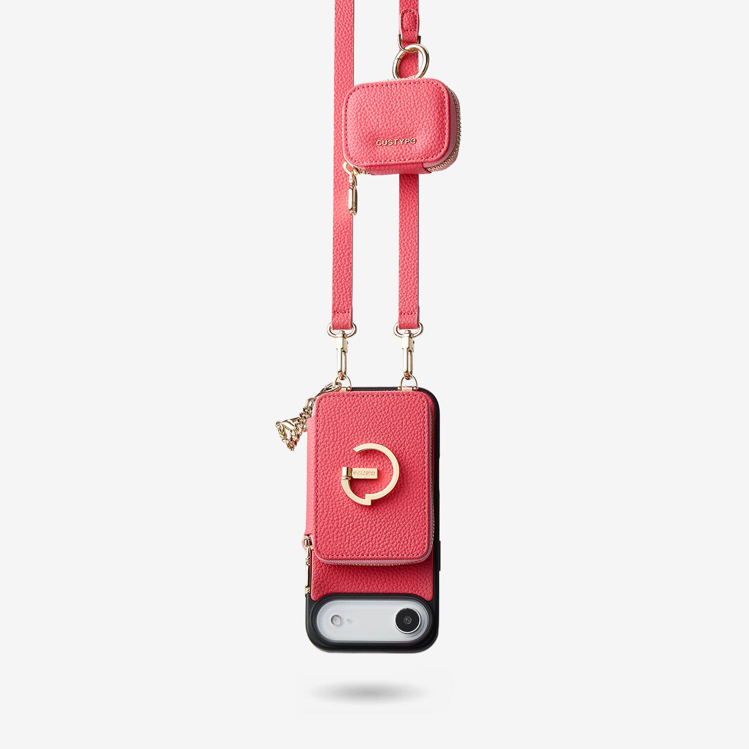 Original Design Set- Removable Wireless Charging Phone Case AirPods Pouch Set-Mobile Phone Cases-Custype