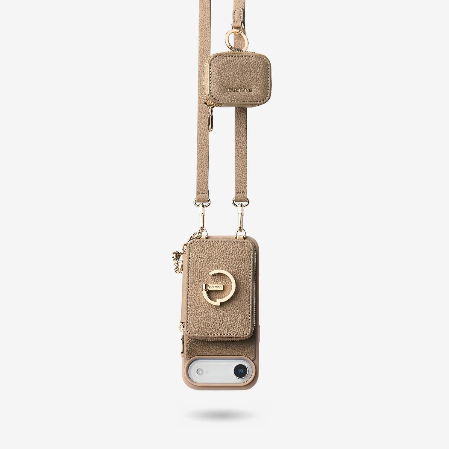 Original Design Set- Removable Wireless Charging Phone Case AirPods Pouch Set-Mobile Phone Cases-Custype