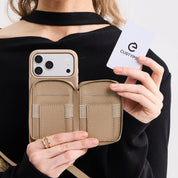 Original Design Set- Removable Wireless Charging Phone Case AirPods Pouch Set - iPhone 16 Pro