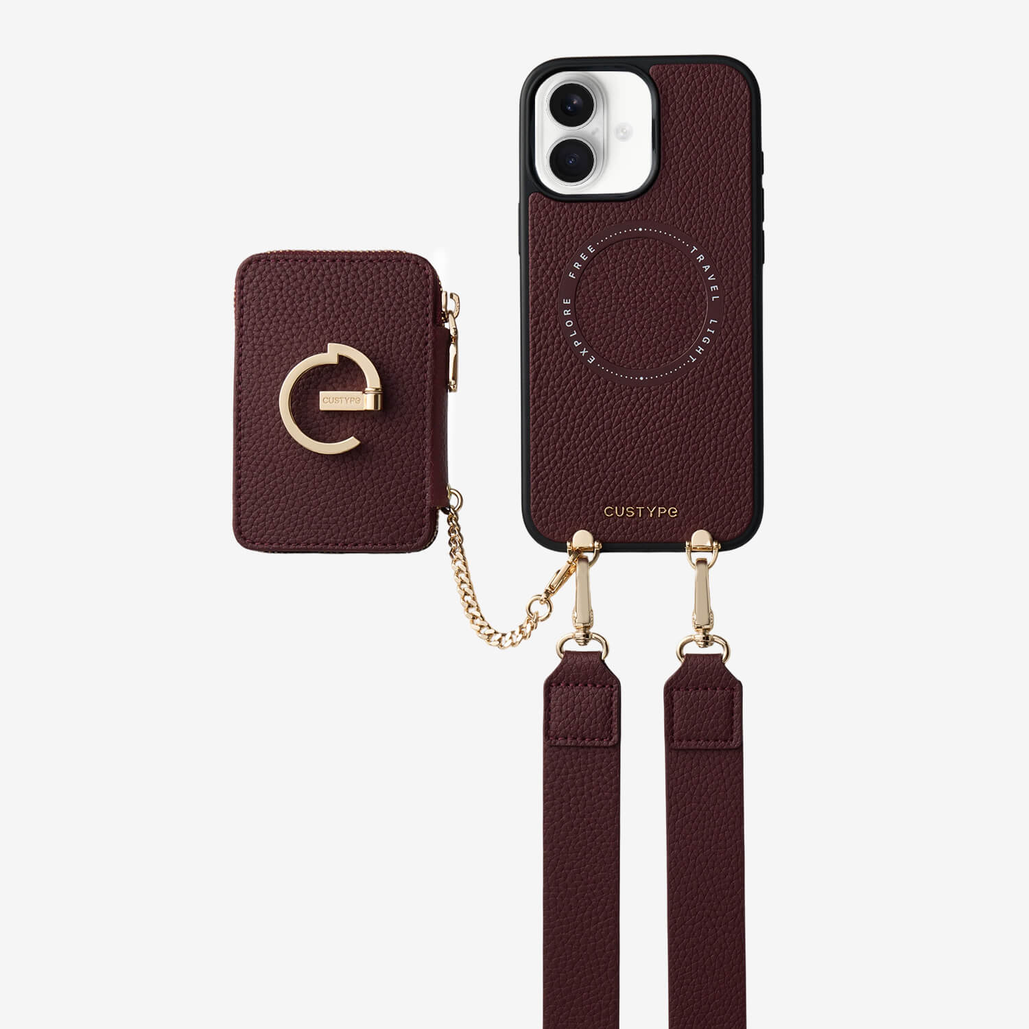 Roam Kit- Detachable Wallet Phone Case with Wide Strap