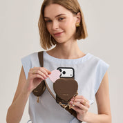 Roam Kit- iPhone Case with Magnetic Heart Pouch & Wide Strap