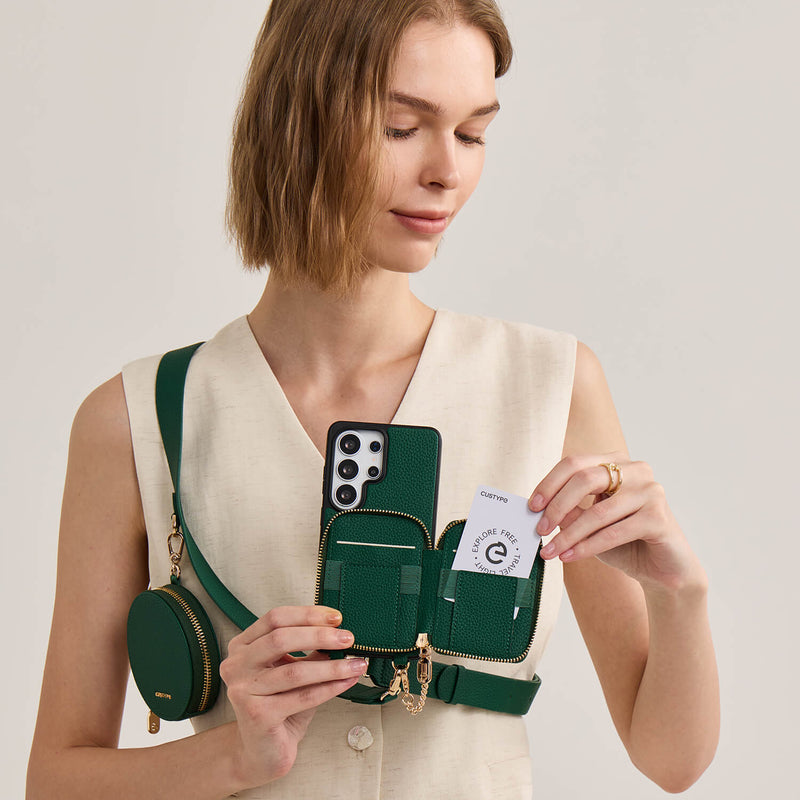Roam Kit- Samsung Galaxy Wallet Case with Stand & Wide Strap