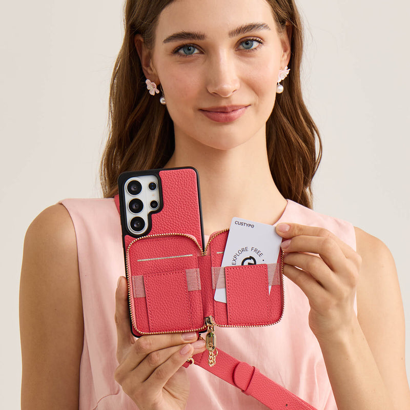 Roam Kit- Samsung Galaxy Wallet Case with Stand & Wide Strap