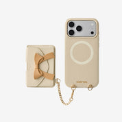 Rope Arc- Magnetic Wallet Phone Case with Adjustable Crossbody Strap