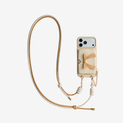 Rope Arc- Magnetic Wallet Phone Case with Adjustable Crossbody Strap