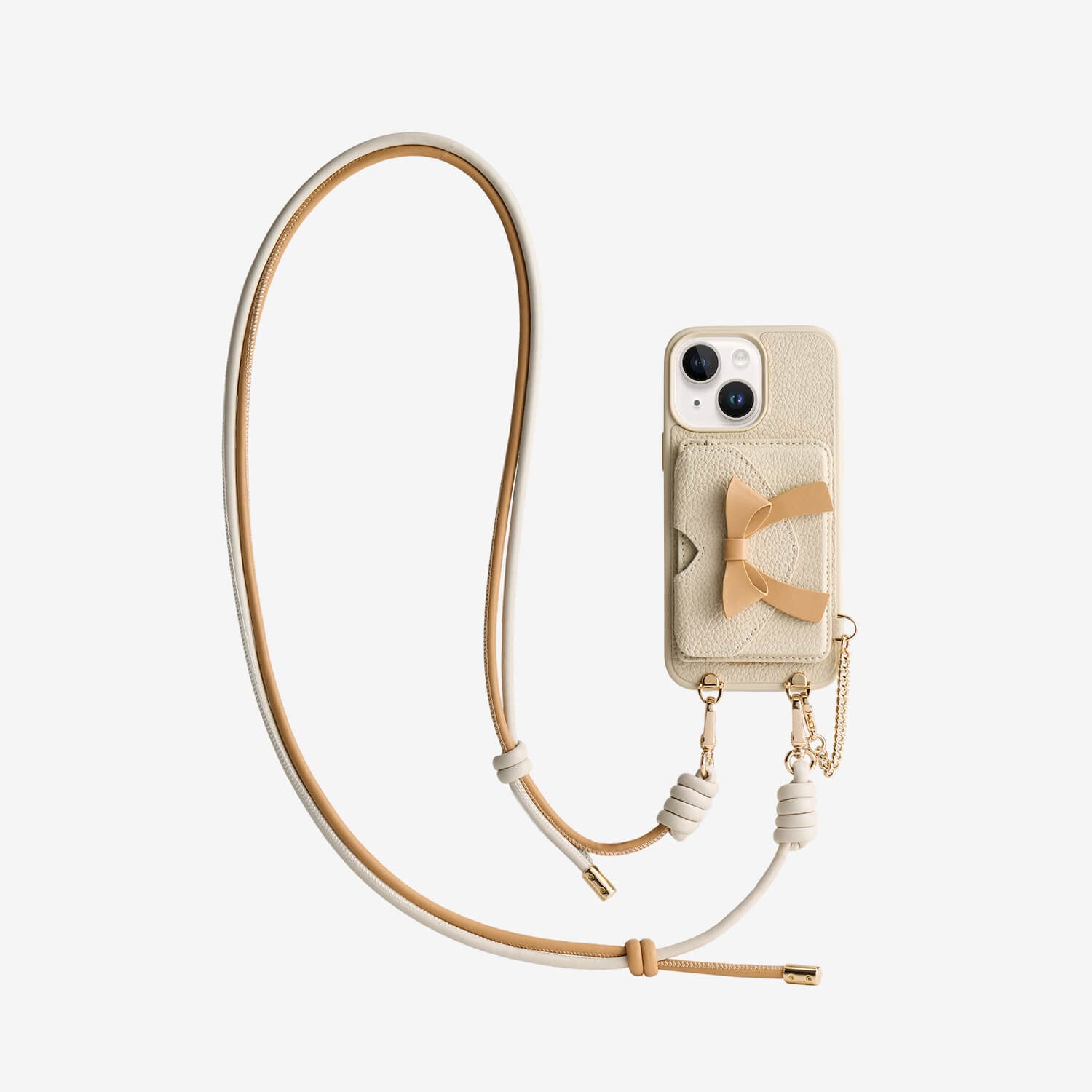 Rope Arc- Magnetic Wallet Phone Case with Adjustable Crossbody Strap