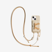 Rope Arc- Magnetic Wallet Phone Case with Adjustable Crossbody Strap