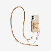 Rope Arc- Magnetic Wallet Phone Case with Adjustable Crossbody Strap