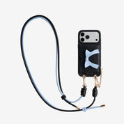 Rope Arc- Magnetic Wallet Phone Case with Adjustable Crossbody Strap