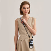 Rope Arc- Magnetic Wallet Phone Case with Adjustable Crossbody Strap