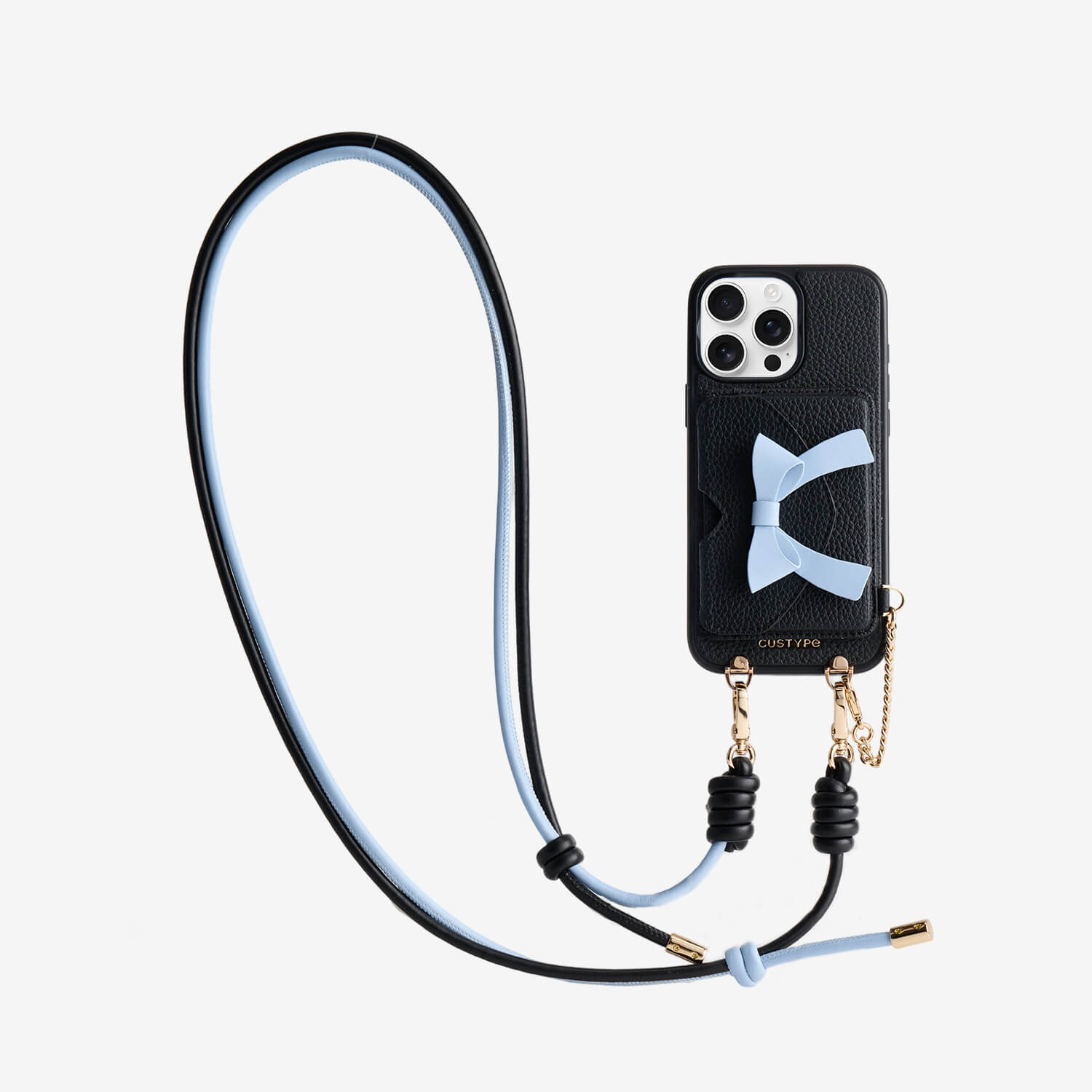 Rope Arc- Magnetic Wallet Phone Case with Adjustable Crossbody Strap