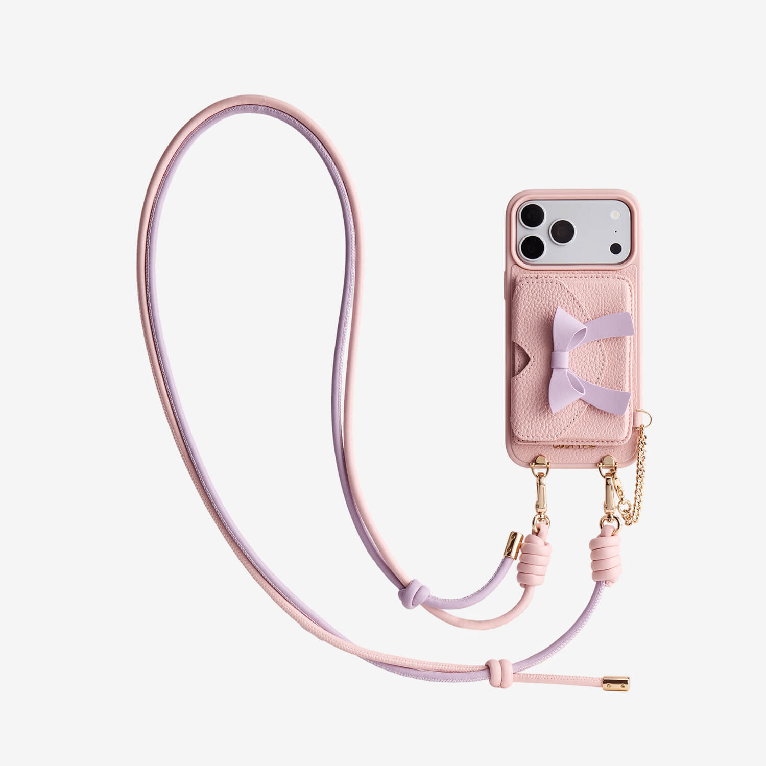 Rope Arc- Magnetic Wallet Phone Case with Adjustable Crossbody Strap