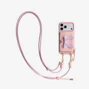 Rope Arc- Magnetic Wallet Phone Case with Adjustable Crossbody Strap