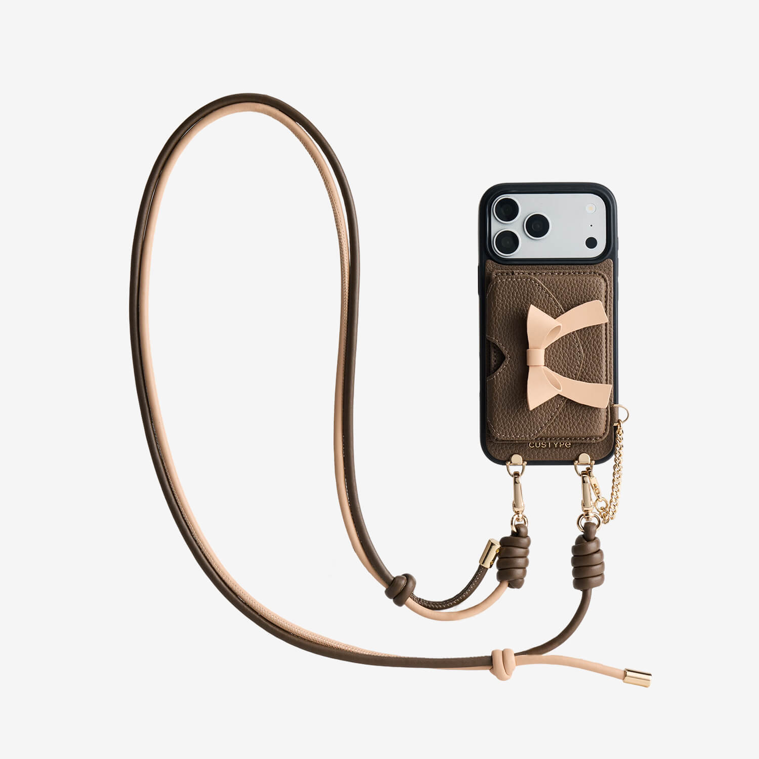 Rope Arc- Magnetic Wallet Phone Case with Adjustable Crossbody Strap